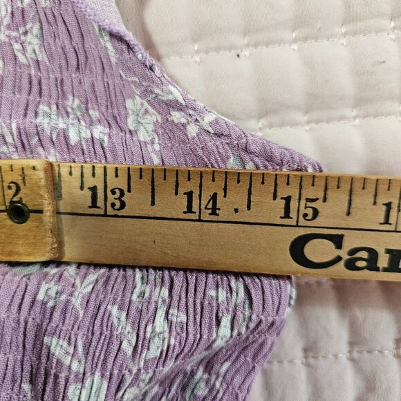 EUC HAYDEN LOS ANGELES LAVENDER FLORAL MIDI DRESS SIZE M - Picture 14 of 16